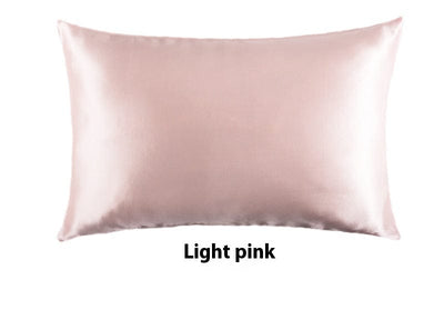 Maricel Long Pillowcases Light Pink / 51x76cm Silk Pillowcase 19 M Invisible Zipper Double-sided