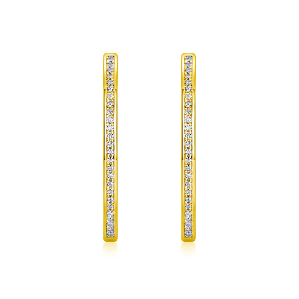 Top-Quality Moissanite Stud Earrings – S925 Sterling Silver, Platinum-Plated, Modern Light Luxury Design