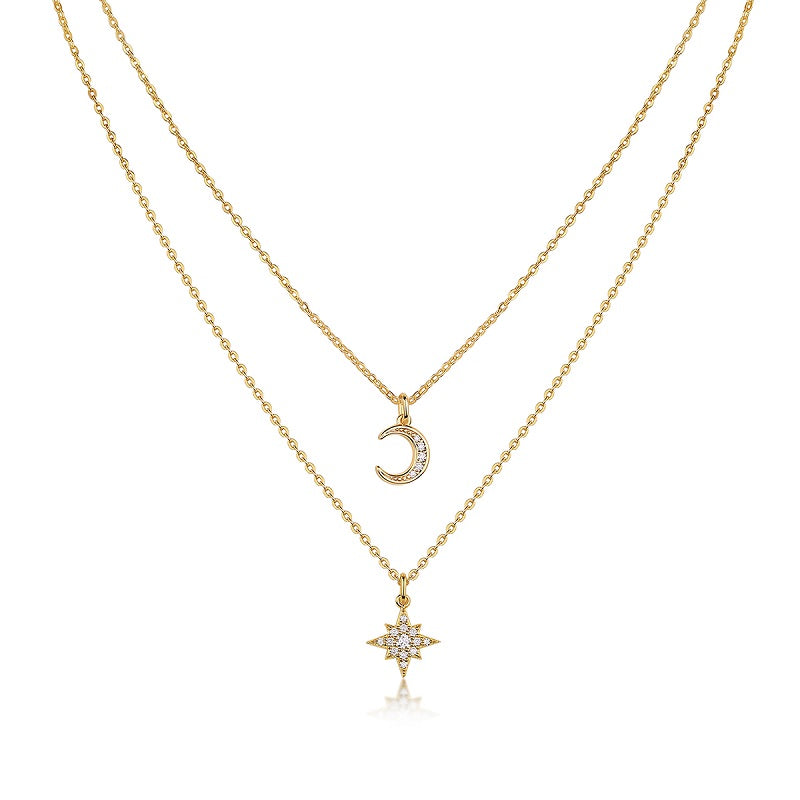 Moissanite Necklace Set