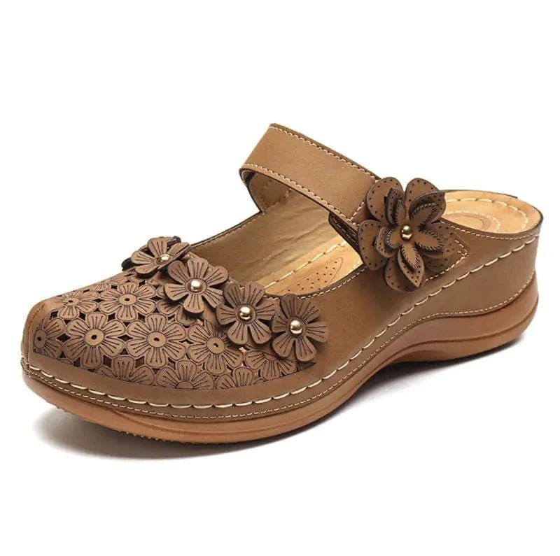 Women's Flowers Orthopedic Sandal - Maricel Long