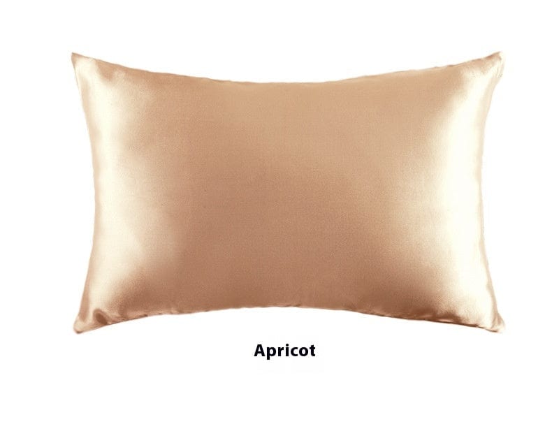 Maricel Long Pillowcases Apricot / 51x76cm Silk Pillowcase 19 M Invisible Zipper Double-sided