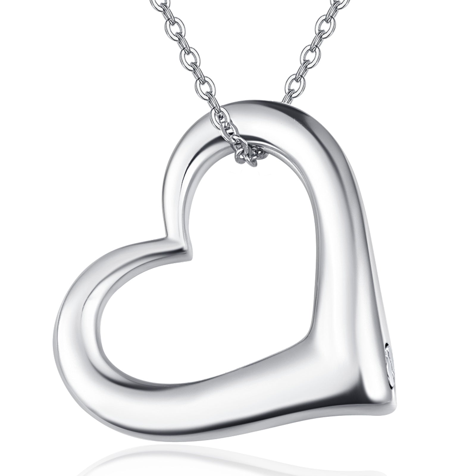 Heart Memorial Urn Necklace – 925 Sterling Silver