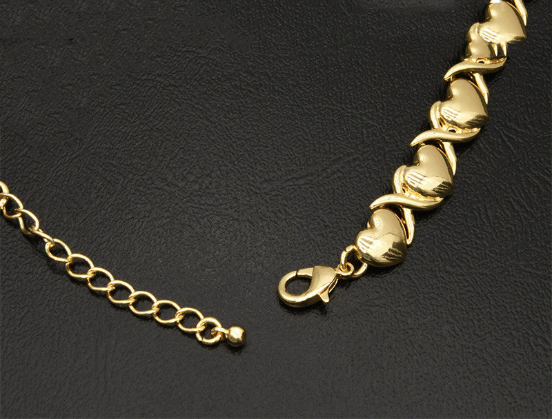 Aurelie Heart Jewelry Set – 18K Gold Plated