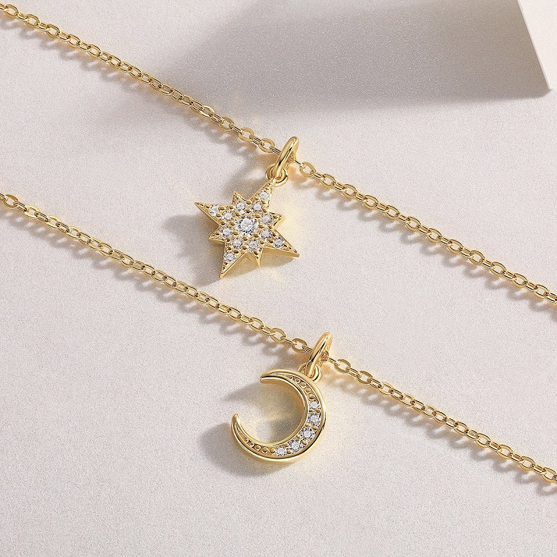 Moissanite Necklace Set