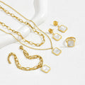 Nova Geometric Jewelry Set – 4-Piece Collection