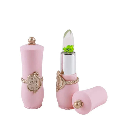 Maricel Long 2 PCs Color Changing Dried Flower Jelly Lipstick