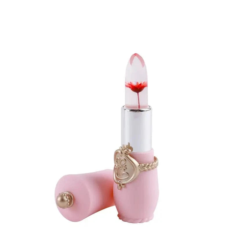 Maricel Long 2 PCs Color Changing Dried Flower Jelly Lipstick