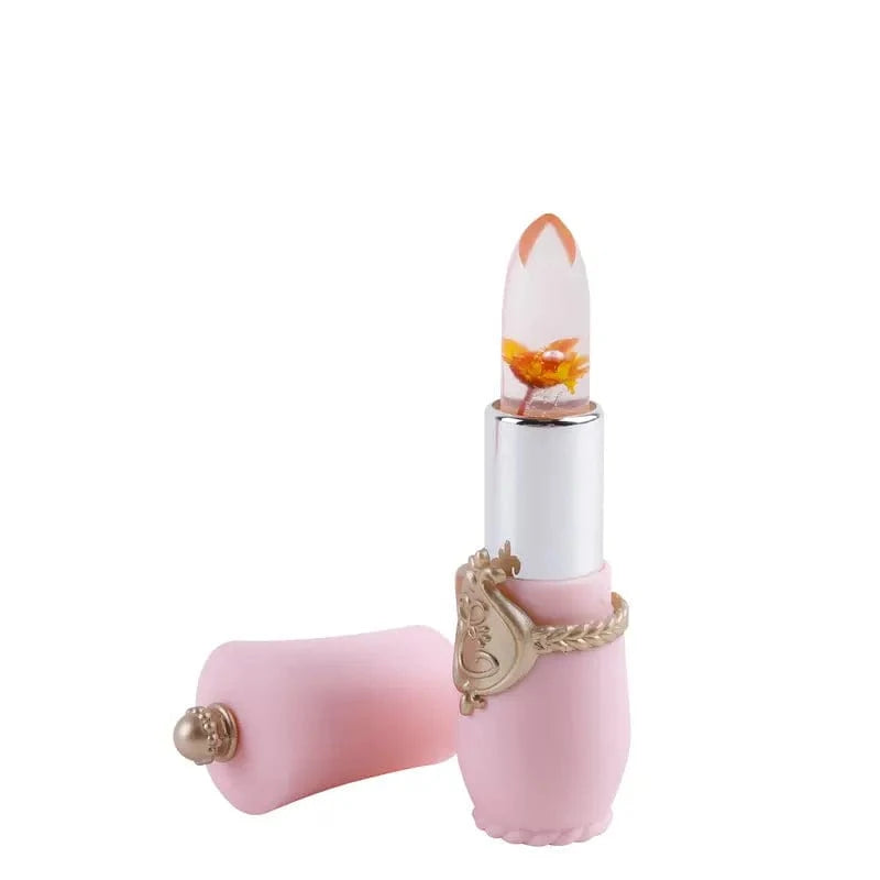 Maricel Long 2 PCs Color Changing Dried Flower Jelly Lipstick