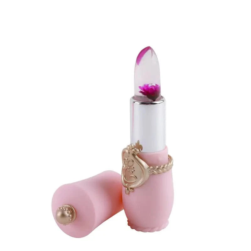 Maricel Long 2 PCs Color Changing Dried Flower Jelly Lipstick