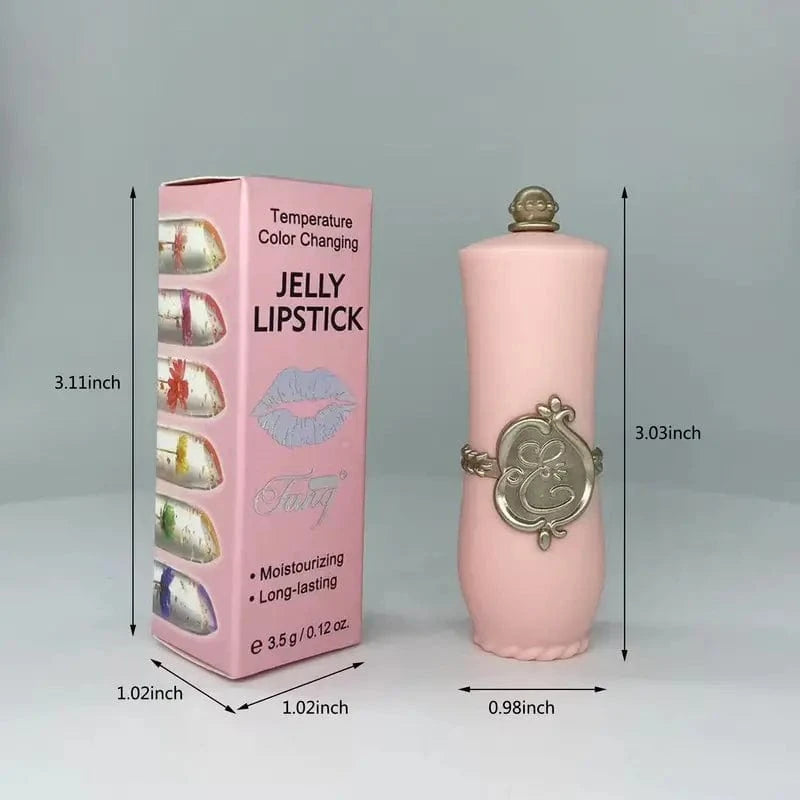 Maricel Long 2 PCs Color Changing Dried Flower Jelly Lipstick