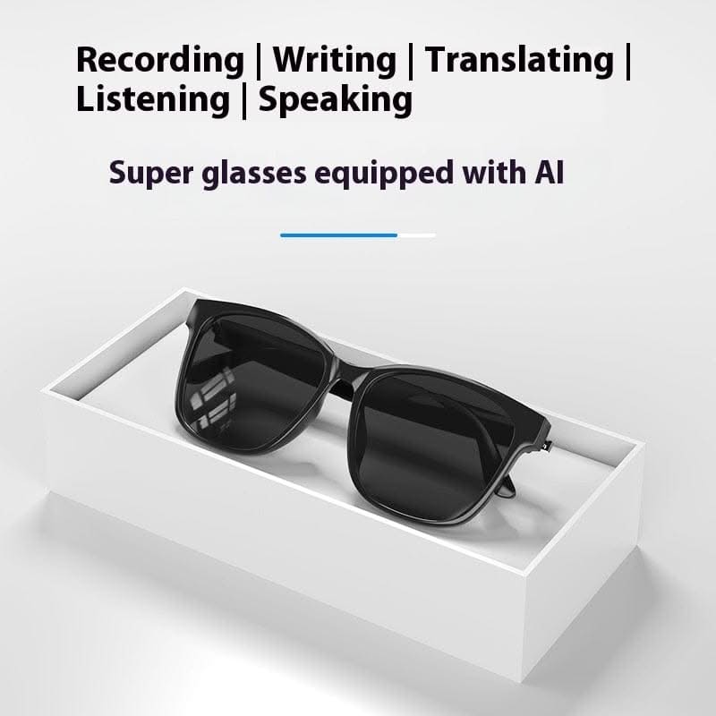 Modern AI Intelligent Translation Glasses Headset Simultaneous Interpretation - Maricel Long