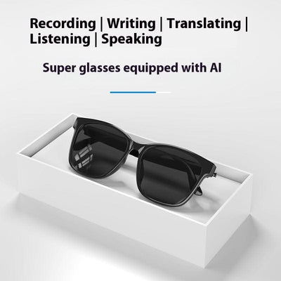 Modern AI Intelligent Translation Glasses Headset Simultaneous Interpretation - Maricel Long