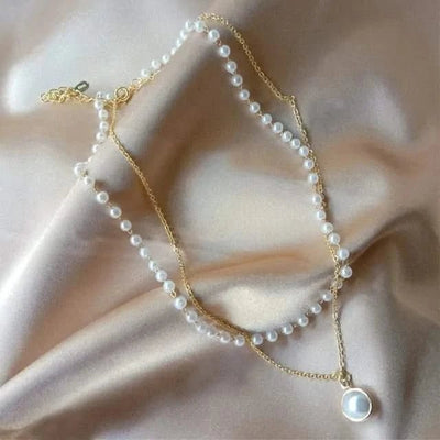 Pearl Choker Necklace - Maricel Long