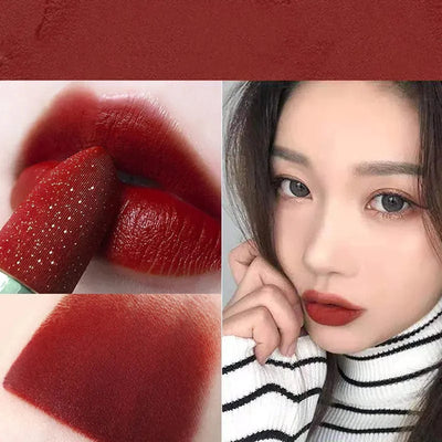 Maricel Long Cameo brown Star Gold Diamond Velvet Matte Red Makeup Moisturizer