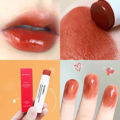 Maricel Long Caramel Orange Brown Lip Balm Magic Color Changing Lipstick - Waterproof & Nourishing