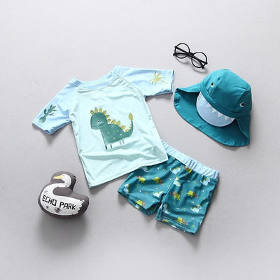 Kids Swimsuit Children Swimming Suit for Boys UPF50 Dinosaur UV Swimwear Boy Baby Bathing Suit Child Swimsuits Rashguard Clothes - Maricel Long