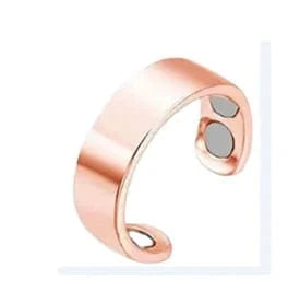 Maricel Long Copper 4 Magnets New / Adjustable Men's Magnetic Red Copper Ring