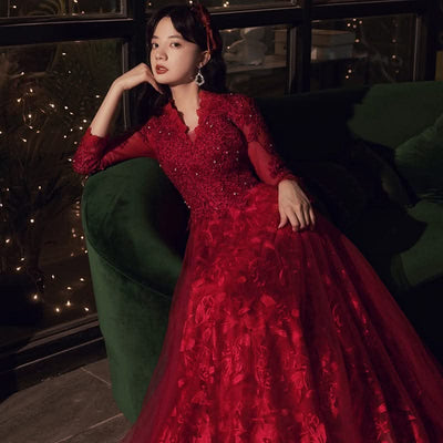 Black Evening Dress Feminine And Luxurious - Maricel Long