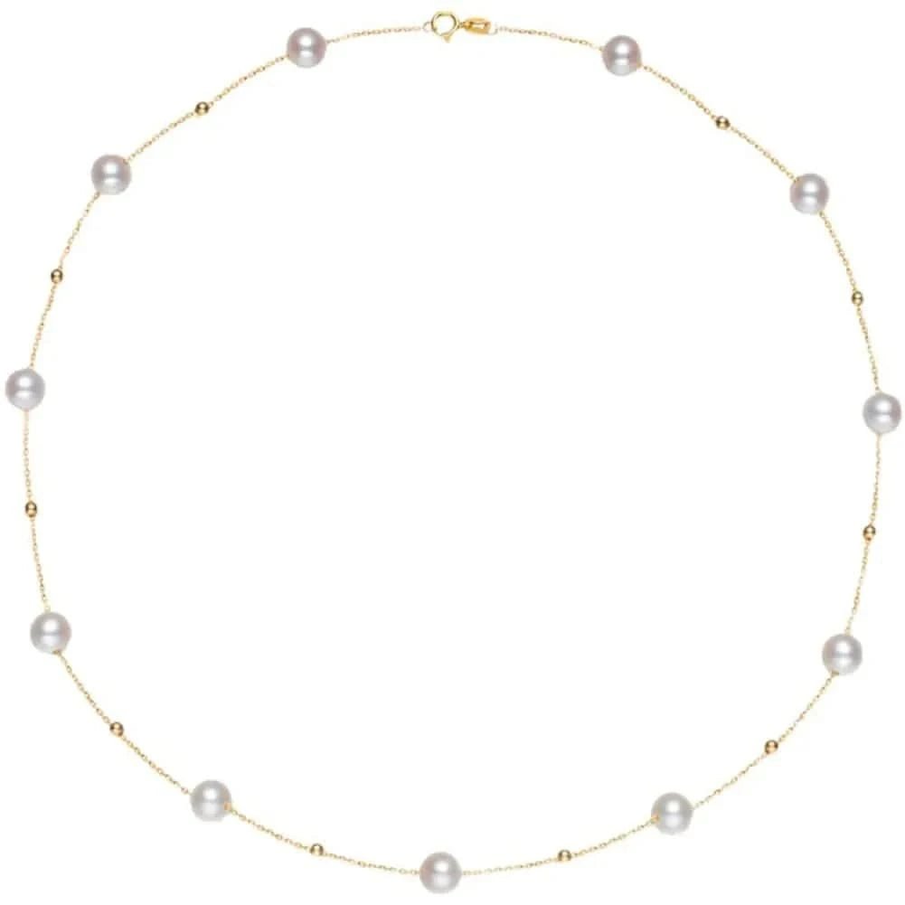Elegant Pearl Necklace - Maricel Long