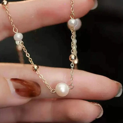 Elegant Pearl Necklace - Maricel Long