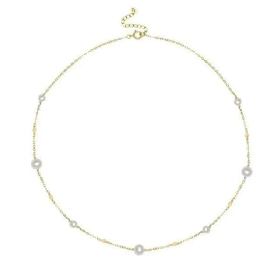 Elegant Pearl Necklace - Maricel Long