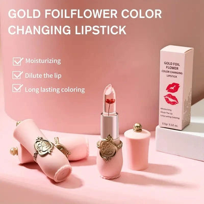 Maricel Long Flower Jelly Lipstick Set with Temperature Change Formula