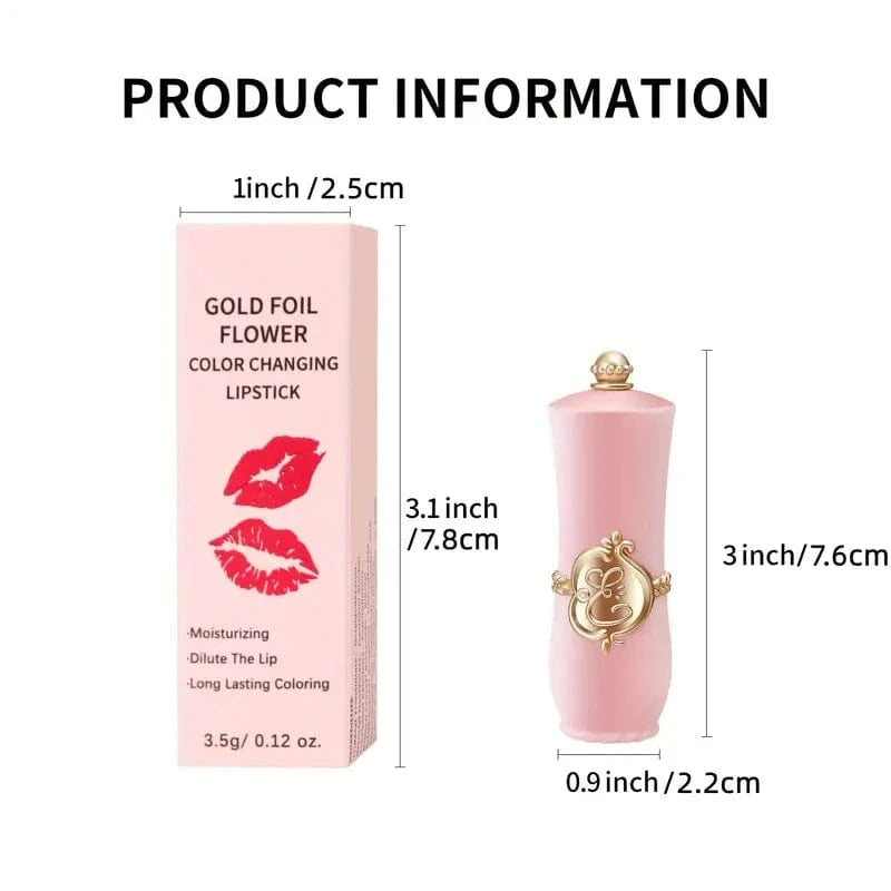 Maricel Long Flower Jelly Lipstick Set with Temperature Change Formula