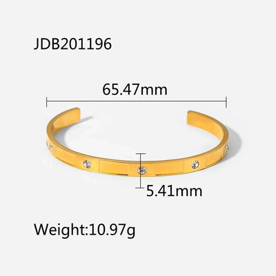 Maricel Long JDB201196 Vintage Stainless Steel Bracelet for Women