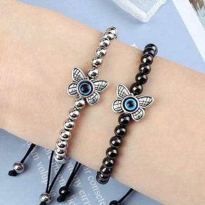 Maricel Long Simple Fashion 5mm Copper Bead Bracelet