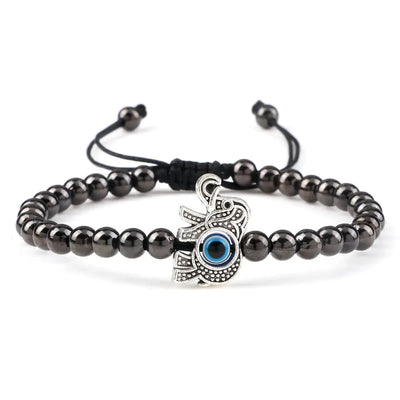 Maricel Long Simple Fashion 5mm Copper Bead Bracelet