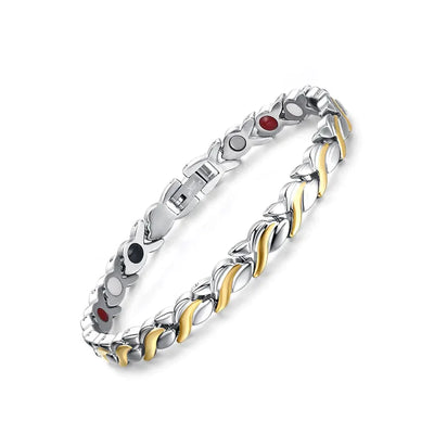 Maricel Long Sliver Ion Bracelet, Magnetic Therapy Bracelet