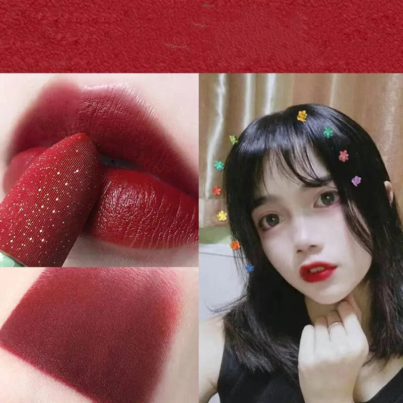 Maricel Long Star Gold Diamond Velvet Matte Red Makeup Moisturizer