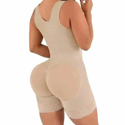 Maricel Long Clothing Beige / Large High Compression Slimming Shorts