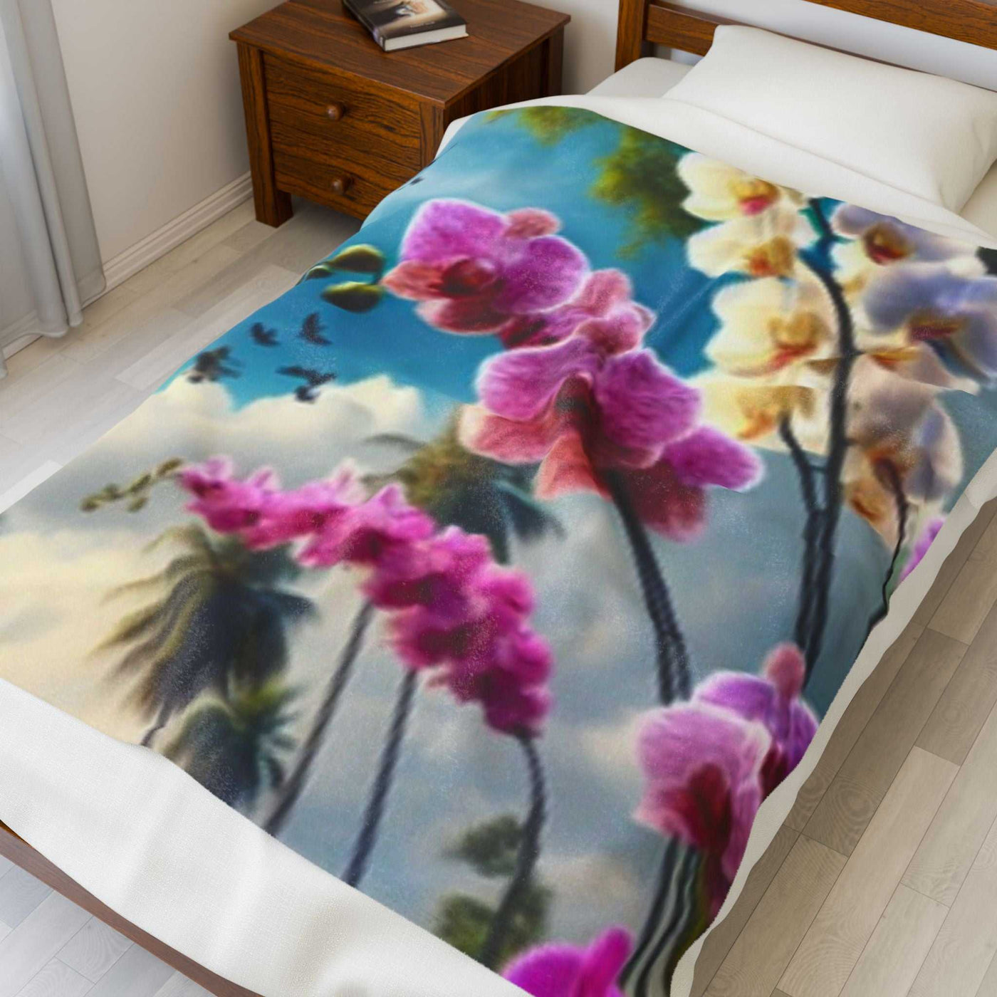 Velveteen Plush Blanket - Maricel Long