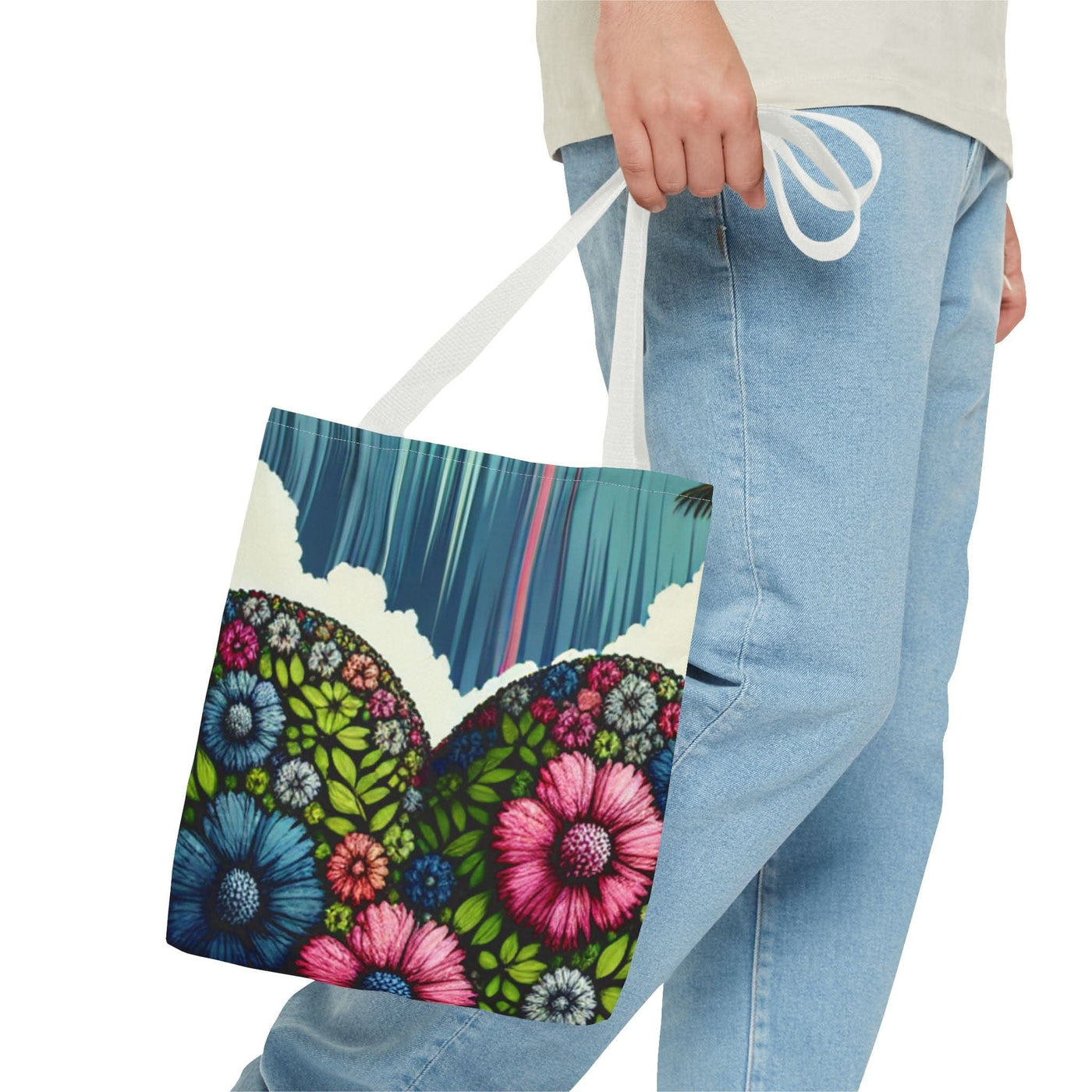 Floral Tote Bag - Maricel Long