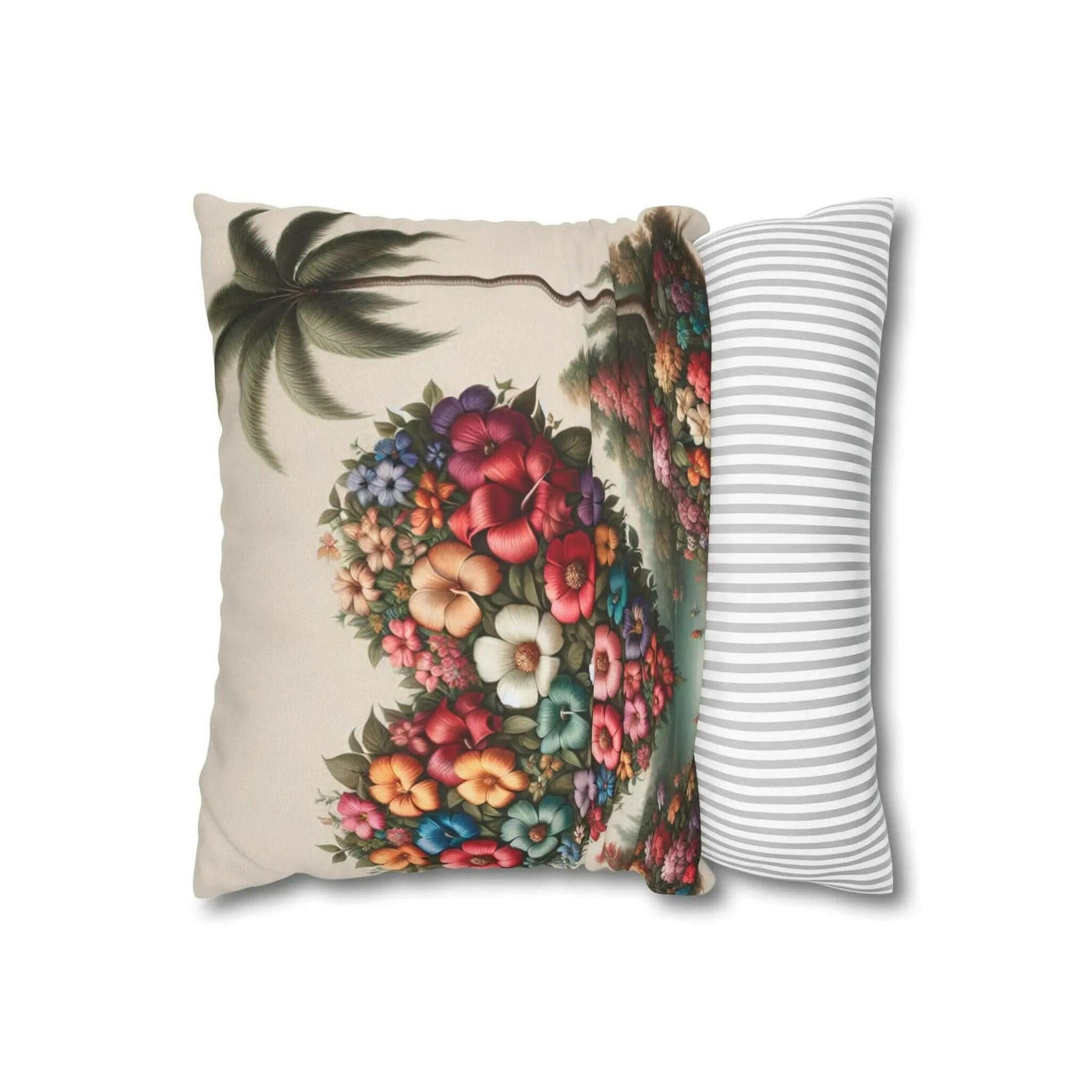 Square Poly Canvas Pillowcase - Maricel Long