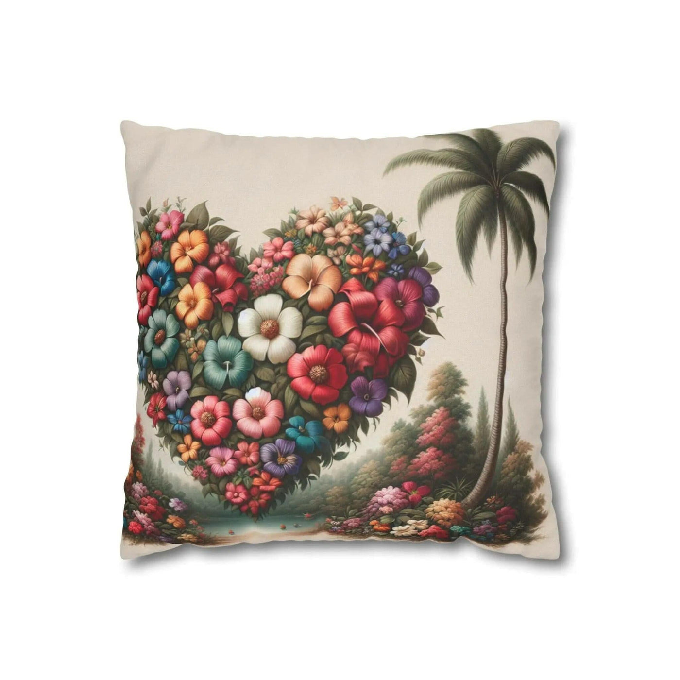 Square Poly Canvas Pillowcase - Maricel Long