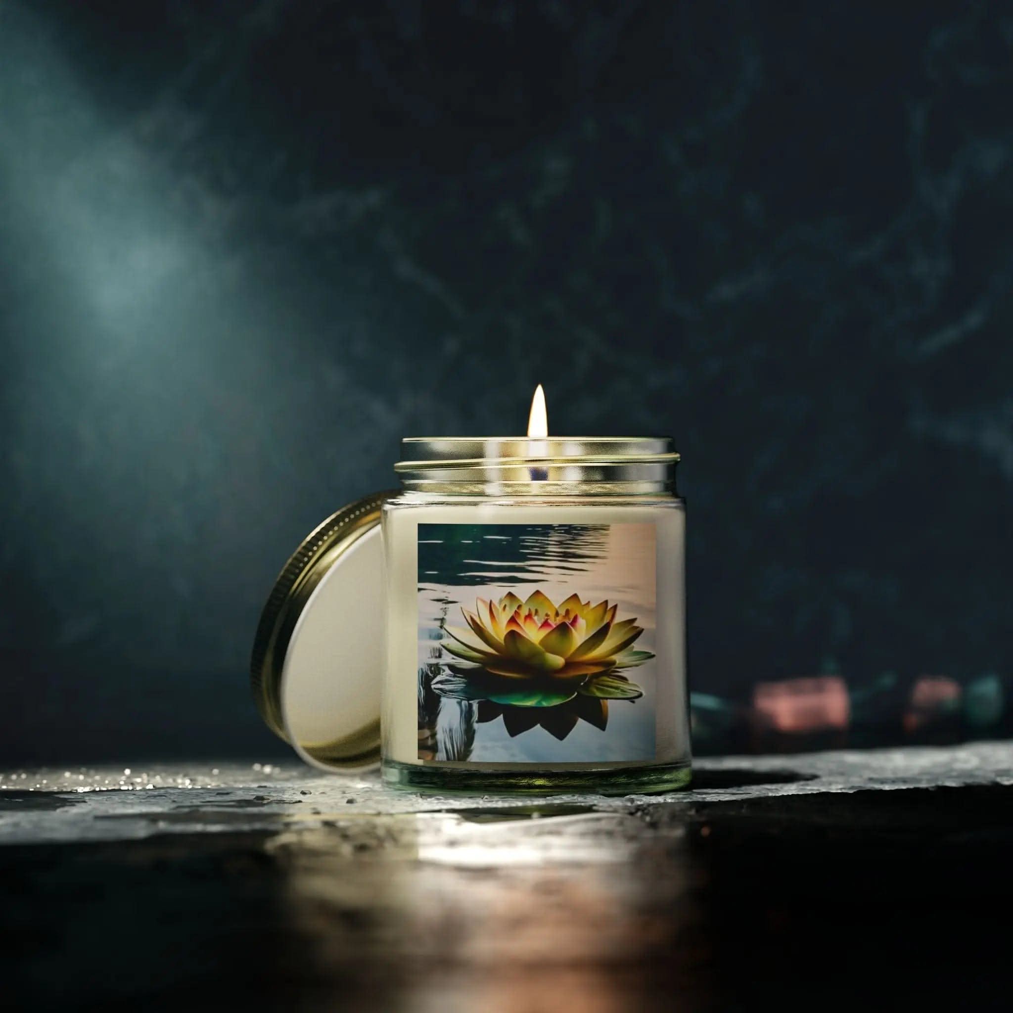 Scented Candles, Coconut Apricot Wax (4oz, 9oz) - Maricel Long