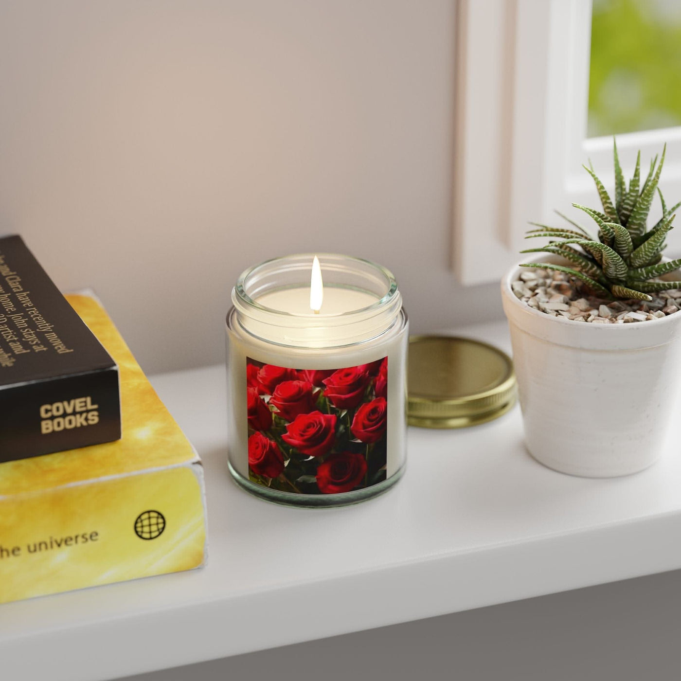 Scented Candles, Coconut Apricot Wax (4oz, 9oz) - Maricel Long