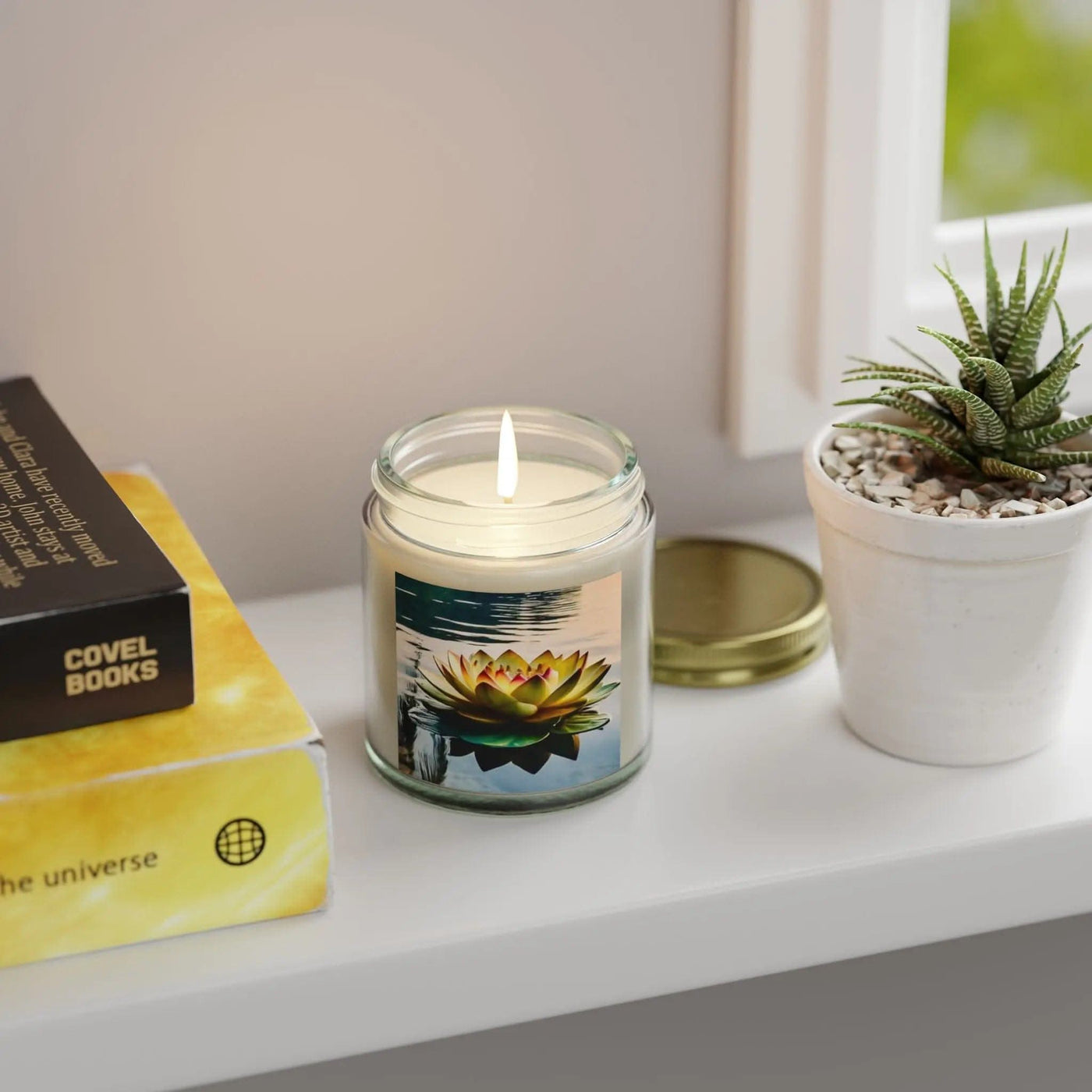 Scented Candles, Coconut Apricot Wax (4oz, 9oz) - Maricel Long