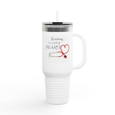 Nursing Insulated Travel Mug - 40oz | A Heartfelt Gift for Healthcare Professionals - Maricel Long
