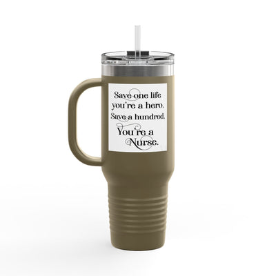 Nursing Insulated Travel Mug - 40oz | A Heartfelt Gift for Healthcare Professionals - Maricel Long