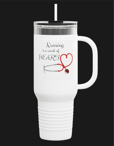 Nursing Insulated Travel Mug - 40oz | A Heartfelt Gift for Healthcare Professionals - Maricel Long