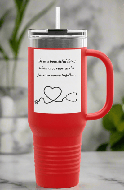 Nursing Insulated Travel Mug - 40oz | A Heartfelt Gift for Healthcare Professionals - Maricel Long