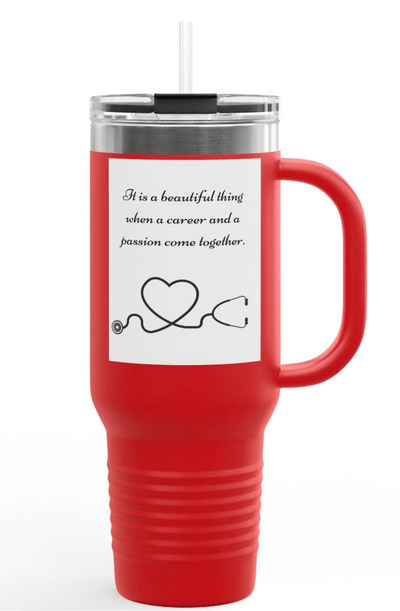 Nursing Insulated Travel Mug - 40oz | A Heartfelt Gift for Healthcare Professionals - Maricel Long