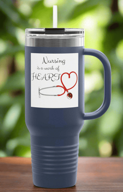 Nursing Insulated Travel Mug - 40oz | A Heartfelt Gift for Healthcare Professionals - Maricel Long