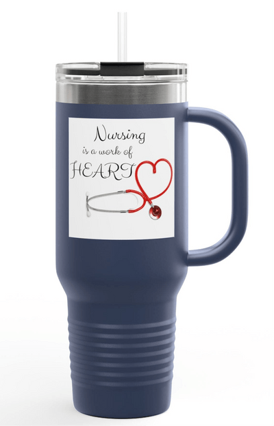 Nursing Insulated Travel Mug - 40oz | A Heartfelt Gift for Healthcare Professionals - Maricel Long