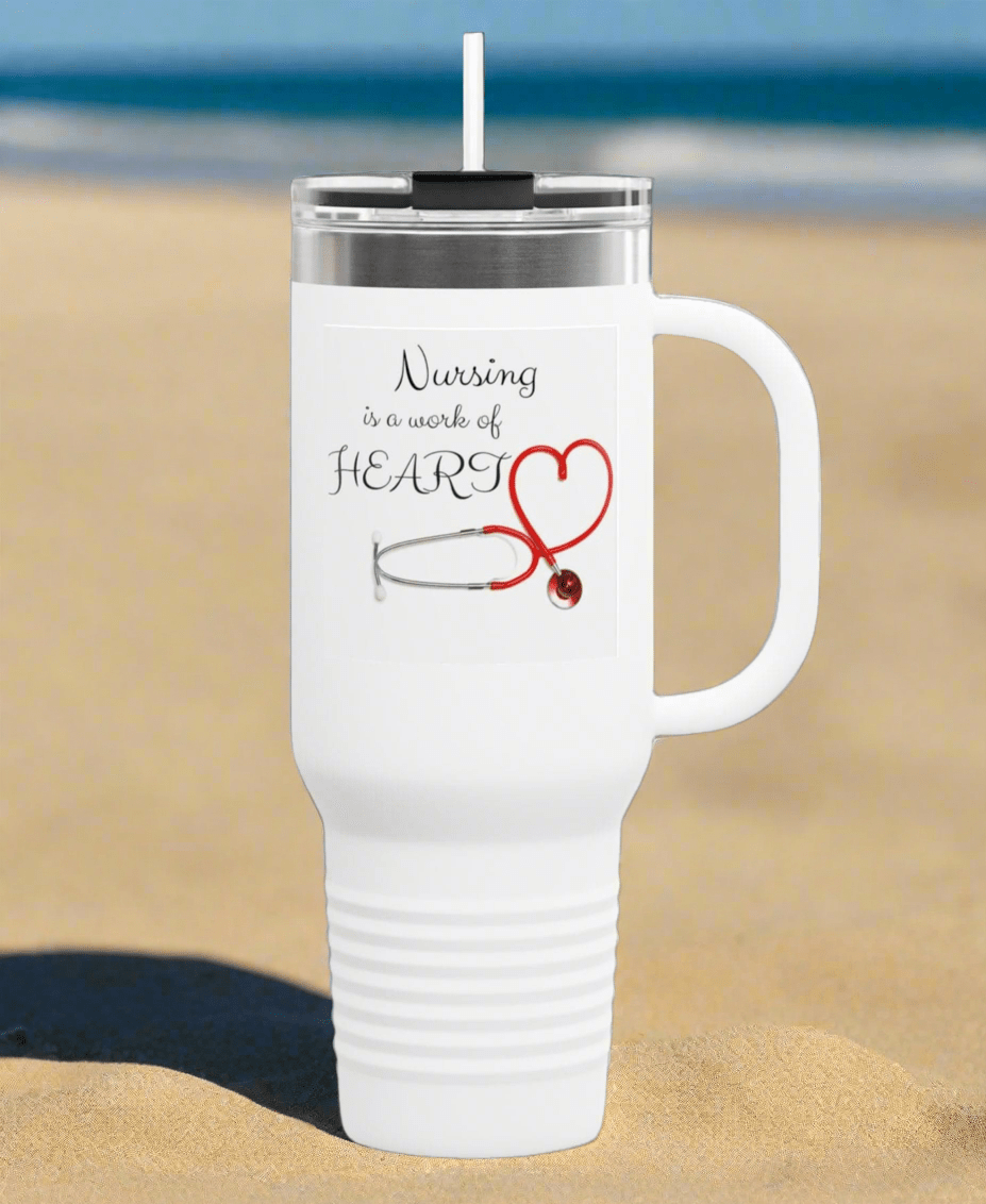 Nursing Insulated Travel Mug - 40oz | A Heartfelt Gift for Healthcare Professionals - Maricel Long