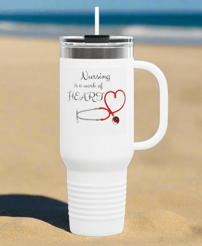 Nursing Insulated Travel Mug - 40oz | A Heartfelt Gift for Healthcare Professionals - Maricel Long