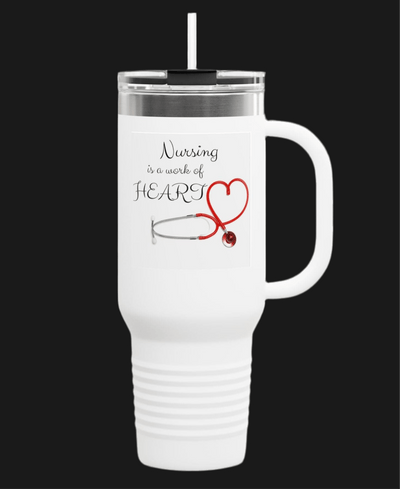 Nursing Insulated Travel Mug - 40oz | A Heartfelt Gift for Healthcare Professionals - Maricel Long